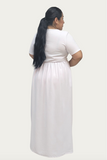 White Maxi Dress 1101