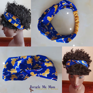 Blue Poodle Headband
