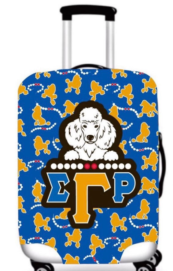 Poodle Luggage Cover