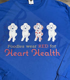 SGRHO Poodle Heart Health Tee