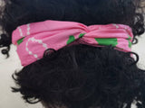 Pink and Green Headband